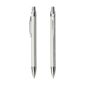 Cheap wholesale Custom logo aluminum pens with logo click open metal ballpoint pen free refill for hotel office school